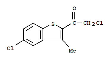 2-Chloro-1-(5-chloro-3-methylbenzo[b]thiophen-2-yl)ethan-1-one, 97%