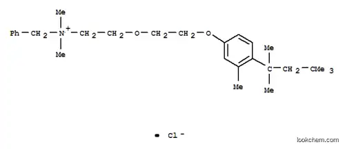 Molecular Structure of 15716-02-6 (Diisobutyl cresoxyethoxyethyl dimethyl benzyl ammonium chloride)
