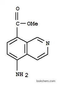 Molecular Structure of 157252-29-4 (8-Isoquinolinecarboxylicacid,5-amino-,methylester(9CI))