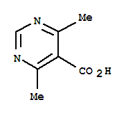 Molecular Structure of 157335-93-8 (5-Pyrimidinecarboxylicacid, 4,6-dimethyl-)