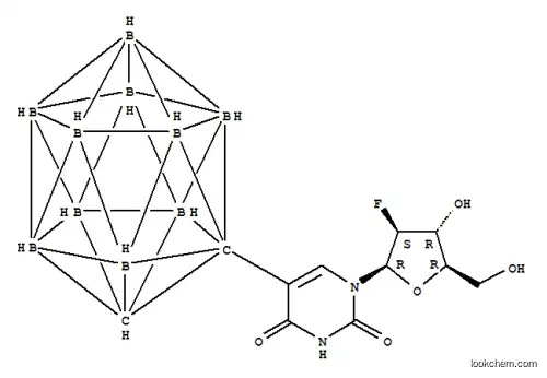 Molecular Structure of 157444-53-6 (5-o-carboranyl-1-(2-deoxy-2-fluoro-arabinofuranosyl)uracil)