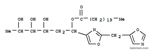 Molecular Structure of 157536-06-6 (L-arabino-Hexitol,1,5-dideoxy-6-C-[2-(5-oxazolylmethyl)-4-oxazolyl]-, 6-heneicosanoate, (6R)-(9CI))