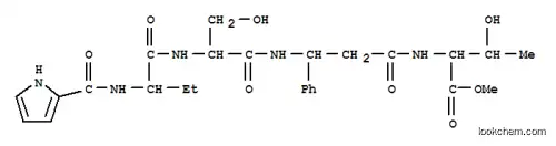 Molecular Structure of 157605-23-7 (L-Threonine,2,3,4,5-tetradehydroprolyl-(2S)-2-aminobutanoyl-L-seryl-3-phenyl-b-alanyl-, methyl ester (9CI))