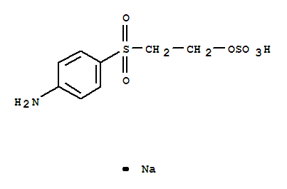 Molecular Structure of 15764-73-5 (Ethanol,2-[(4-aminophenyl)sulfonyl]-, 1-(hydrogen sulfate), sodium salt (1:1))