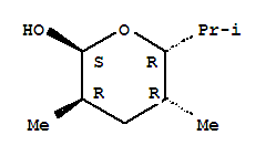 2H-PYRAN-2-OL,TETRAHYDRO-3,5-DIMETHYL-6-(1-METHYLETHYL)-,[2S-(2A,3A,5BTA,6BTA)]-