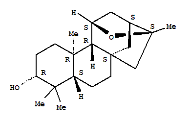 Molecular Structure of 157744-27-9 (Kauran-3-ol,11,16-epoxy-, (3a,11b,16a)- (9CI))