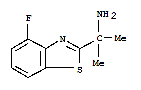 2-BENZO[D]THIAZOLEMETHANAMINE,4-FLUORO-A,A-DIMETHYL-