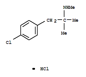 Benzeneethanamine,4-chloro-N,a,a-trimethyl-, hydrochloride (1:1) cas  15812-33-6