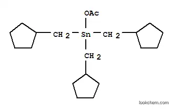 Molecular Structure of 15826-88-7 (tris(cyclopentylmethyl)stannanyl - acetic acid (1:1))
