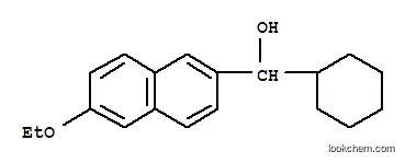 Molecular Structure of 158501-38-3 (cyclohexyl(6-ethoxynaphthalen-2-yl)methanol)
