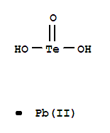 Telluric acid (H2TeO3),lead(2+) salt (1:1)