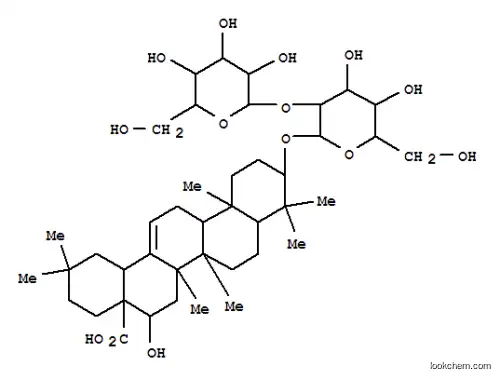 Olean-12-en-28-oicacid, 3-[(2-O-b-D-glucopyranosyl-b-D-glucopyranosyl)oxy]-16-hydroxy-,(3b,16a)- (9CI)