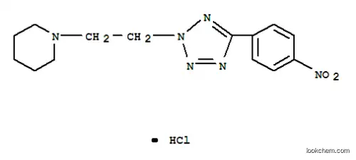 Piperidine, 1-(2-(5-(4-nitrophenyl)-2H-tetrazol-2-yl)ethyl)-, monohydrochloride