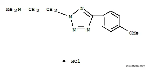 2H-Tetrazole-2-ethanamine, N,N-dimethyl-5-(4-methoxyphenyl)-, monohydrochloride