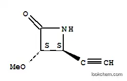 Molecular Structure of 158612-61-4 (2-Azetidinone, 4-ethynyl-3-methoxy-, trans- (9CI))