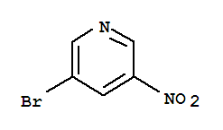 Molecular Structure of 15862-30-3 (Pyridine,3-bromo-5-nitro-)