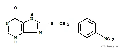 Molecular Structure of 15870-63-0 (8-[(4-nitrobenzyl)sulfanyl]-5,9-dihydro-6H-purin-6-one)