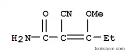 Molecular Structure of 158951-25-8 (2-Pentenamide,  2-cyano-3-methoxy-)