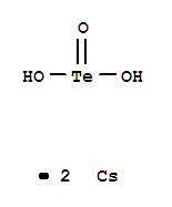 Telluric acid (H2TeO3),cesium salt (1:2)