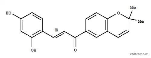 2-Propen-1-one,3-(2,4-dihydroxyphenyl)-1-(2,2-dimethyl-2H-1-benzopyran-6-yl)-, (2E)-