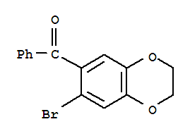 (7-BROMO-2,3-DIHYDRO-BENZO[B][1,4]DIOXINE-6-YL)(PHENYL)METHANONECAS