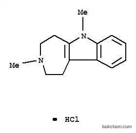 Molecular Structure of 15918-75-9 (3,6-dimethyl-1,2,3,4,5,6-hexahydroazepino[4,5-b]indol-6-ium chloride)