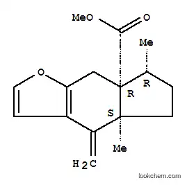 Molecular Structure of 159194-93-1 (7aH-Indeno[5,6-b]furan-7a-carboxylicacid, 4,4a,5,6,7,8-hexahydro-4a,7-dimethyl-4-methylene-, methyl ester,(4aS,7R,7aR)- (9CI))