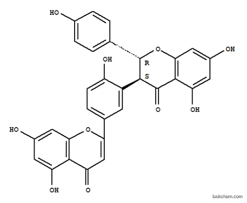 Molecular Structure of 159194-98-6 (4H-1-Benzopyran-4-one,3-[5-(5,7-dihydroxy-4-oxo-4H-1-benzopyran-2-yl)-2-hydroxyphenyl]-2,3-dihydro-5,7-dihydroxy-2-(4-hydroxyphenyl)-,(2R,3S)-)