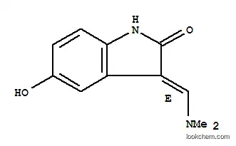 2H-Indol-2-one, 1,3-dihydro-3-((dimethylamino)methylene)-5-hydroxy-, (E)-