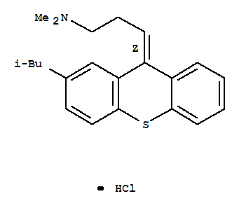 Thioxanthene-D9,g-propylamine, 2-isobutyl-N,N-dimethyl-, hydrochloride,(Z)- (8CI)