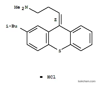 cis-2-Isobutyl-9-(3-dimethylaminopropylidene)thioxanthene hydrochloride