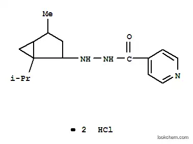 Molecular Structure of 15946-14-2 (4-({2-[4-methyl-1-(propan-2-yl)bicyclo[3.1.0]hex-2-yl]diazan-2-ium-1-yl}carbonyl)pyridinium dichloride)