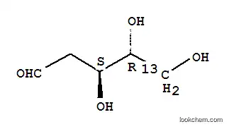 Molecular Structure of 159838-86-5 (2-DEOXY-D-[5-13C]ERYTHRO-PENTOSE)