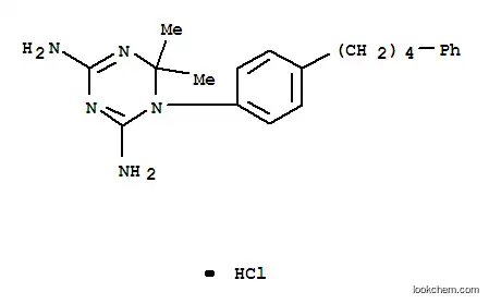 Molecular Structure of 15986-27-3 (6,6-dimethyl-1-[4-(4-phenylbutyl)phenyl]-1,6-dihydro-1,3,5-triazine-2,4-diamine)