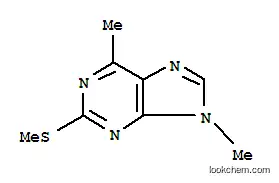 Molecular Structure of 15996-36-8 (6,9-dimethyl-2-(methylsulfanyl)-9H-purine)