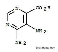 Molecular Structure of 16008-49-4 (4-Pyrimidinecarboxylic  acid,  5,6-diamino-)