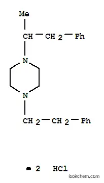Molecular Structure of 16018-28-3 (1-(2-phenylethyl)-4-(1-phenylpropan-2-yl)piperazine dihydrochloride)