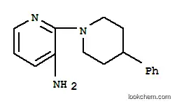 Molecular Structure of 16019-85-5 (2-(4-Phenyl-1-piperidinyl)-3-pyridinamine)