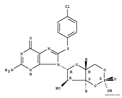 Molecular Structure of 160385-87-5 (SP-8-PCPT-CGMPS SODIUM SALT)