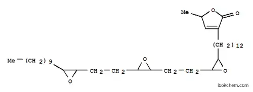 Molecular Structure of 160637-35-4 (2(5H)-Furanone,3-[12-[3-[2-[3-[2-(3-decyloxiranyl)ethyl]oxiranyl]ethyl]oxiranyl]dodecyl]-5-methyl-(9CI))