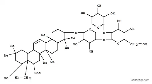 a-L-Arabinopyranoside, (3b,16a,22a)-16-(acetyloxy)-22,28-dihydroxyolean-11-en-3-yl O-b-D-xylopyranosyl-(1®2)-O-b-D-glucopyranosyl-(1®4)- (9CI)