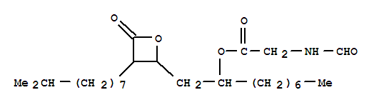 Molecular Structure of 160669-43-2 (Glycine, N-formyl-,(1S)-1-[[(2S,3S)-3-(8-methylnonyl)-4-oxo-2-oxetanyl]methyl]octyl ester (9CI))
