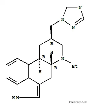Molecular Structure of 160730-58-5 ((8beta,10xi)-6-ethyl-8-(1H-1,2,4-triazol-1-ylmethyl)ergoline)
