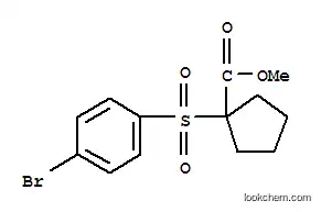 Molecular Structure of 160790-07-8 (methyl 1-[(4-bromophenyl)sulfonyl]cyclopentanecarboxylate)