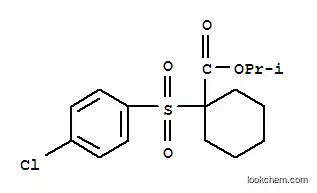 Molecular Structure of 160790-11-4 (propan-2-yl 1-[(4-chlorophenyl)sulfonyl]cyclohexanecarboxylate)