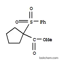 Molecular Structure of 160790-18-1 (methyl 1-(phenylsulfonyl)cyclopentanecarboxylate)