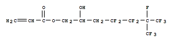 2-Propenoic acid,4,4,5,5,6,7,7,7-octafluoro-2-hydroxy-6-(trifluoromethyl)heptyl ester