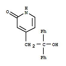 2(1H)-Pyridinone,4-(2-hydroxy-2,2-diphenylethyl)- cas  16097-17-9