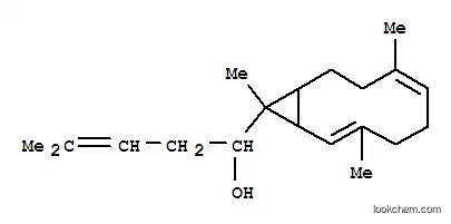 Molecular Structure of 161162-31-8 (Bicyclo[8.1.0]undeca-2,6-diene-11-methanol,3,7,11-trimethyl-a-(3-methyl-2-butenyl)-(9CI))
