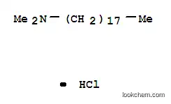 Molecular Structure of 1613-17-8 (N,N-dimethyloctadecylamine hydrochloride)
